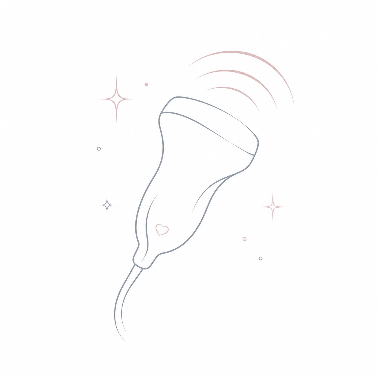 Ultrasound transducer illustration